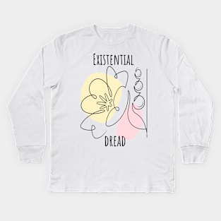 Existential Dread Kids Long Sleeve T-Shirt